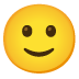 slightly smiling face Noto design