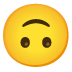 upside-down face Noto design