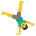 man cartwheeling · Noto