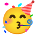 partying face Noto design