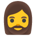 woman: beard · Noto