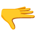 palm down hand · Noto