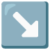 down-right arrow · Noto