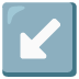 down-left arrow · Noto