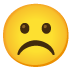 frowning face Noto design