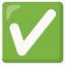 check mark button · Noto